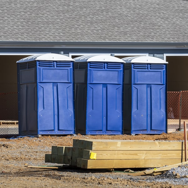 how do i determine the correct number of portable restrooms necessary for my event in Cedar Point KS